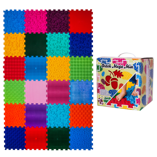 Covoraș ortopedic pentru masaj Puzzle "Mix" 24 elemente [1]
