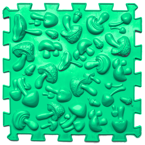 Covoraș ortopedic pentru masaj Puzzle "Mix" Ciuperci 1 element [3]
