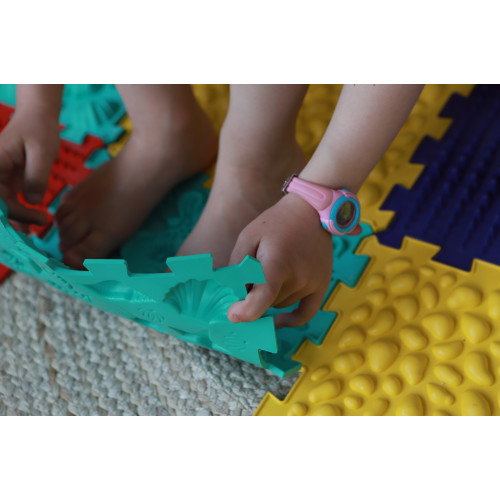 Covoraș ortopedic pentru masaj Puzzle "Pe fundul mării" 8 elemente [10]