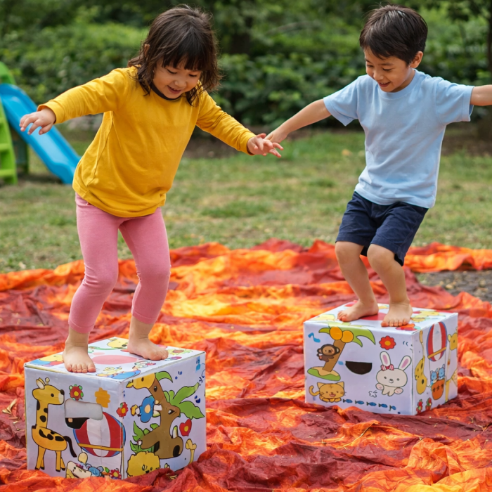 Cuburi de joacă multifuncționale pentru copii – set 2 bucăți [1]