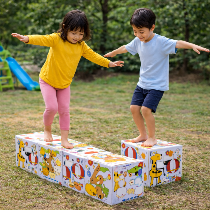 Cuburi de joacă multifuncționale pentru copii – set 2 bucăți [2]