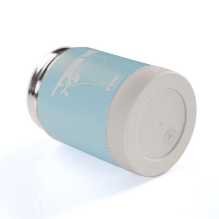 Cutie termica pentru mancare, otel inoxidabil vidat, 300 ml, albastru, Reer ColourDesign [7]