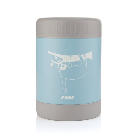 Cutie termica pentru mancare, otel inoxidabil vidat, 300 ml, albastru, Reer ColourDesign [8]
