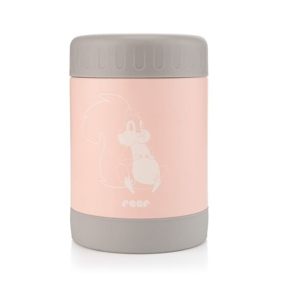 Cutie termica pentru mancare, otel inoxidabil vidat, 300 ml, roz, Reer ColourDesign [4]