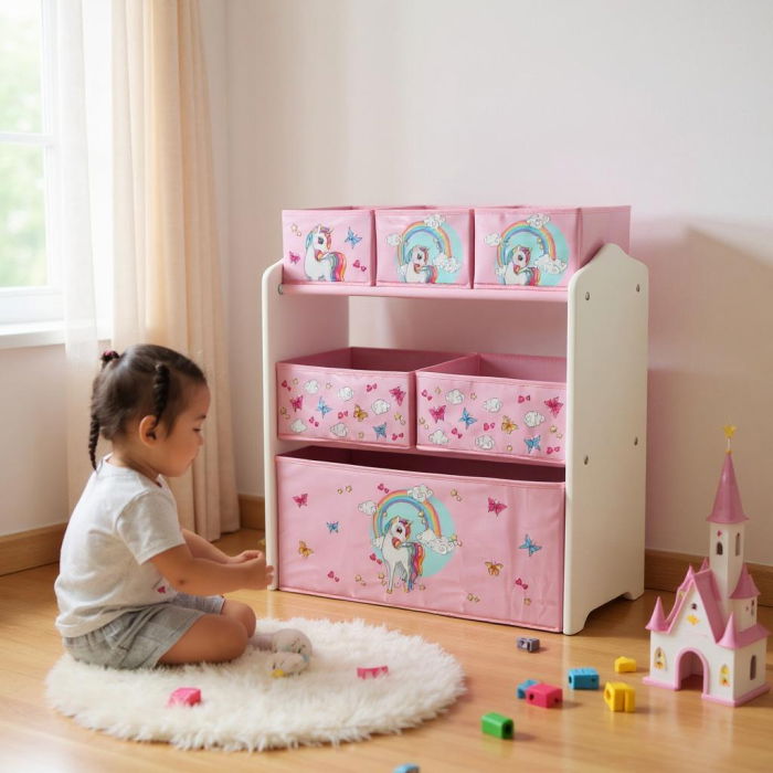 Dulap depozitare jucarii Unicorns,U-Grow [3]