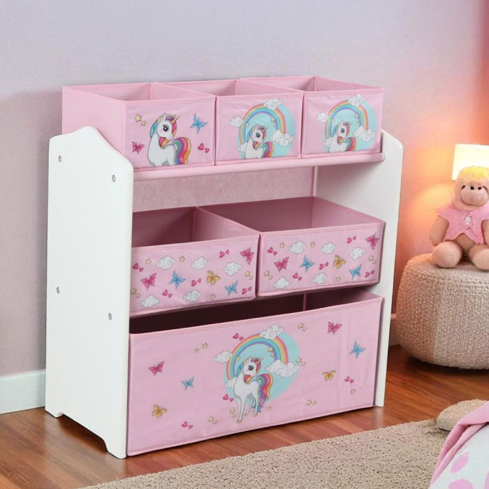 Dulap depozitare jucarii Unicorns,U-Grow [5]