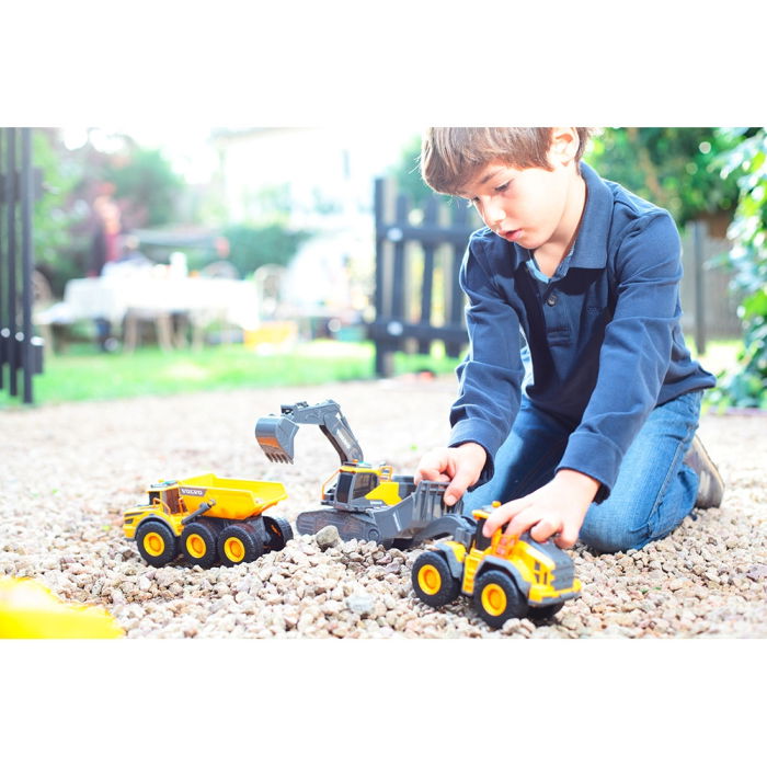 Excavator Dickie Toys Volvo Tracked Excavator 23 cm cu lumini si sunete [7]