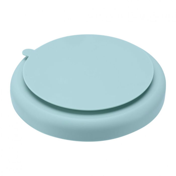 Farfurie compartimentata din silicon cu ventuza, blue, U-Grow [2]