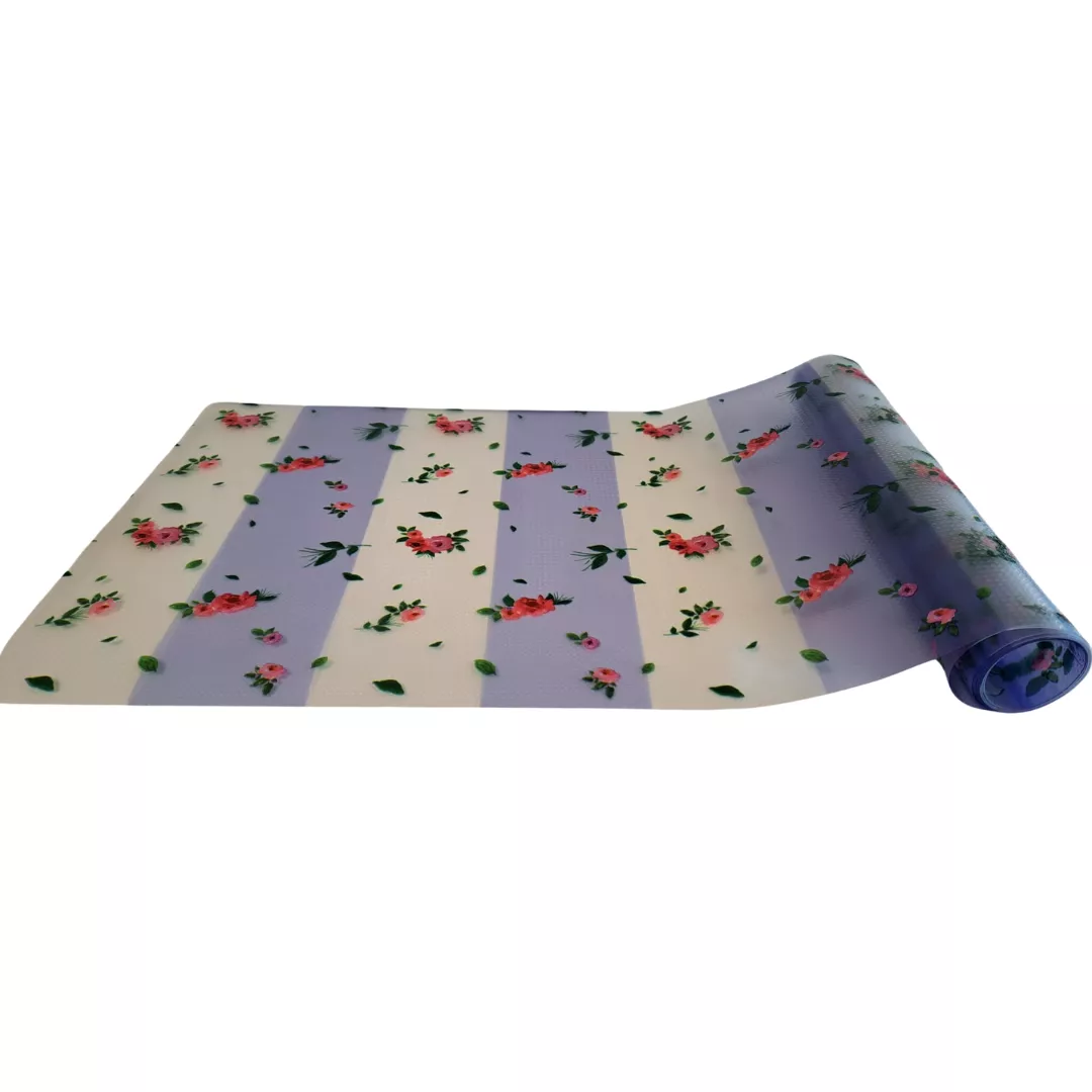 Folie antialunecare sertare, din EVA, model floral, 1.5m [1]