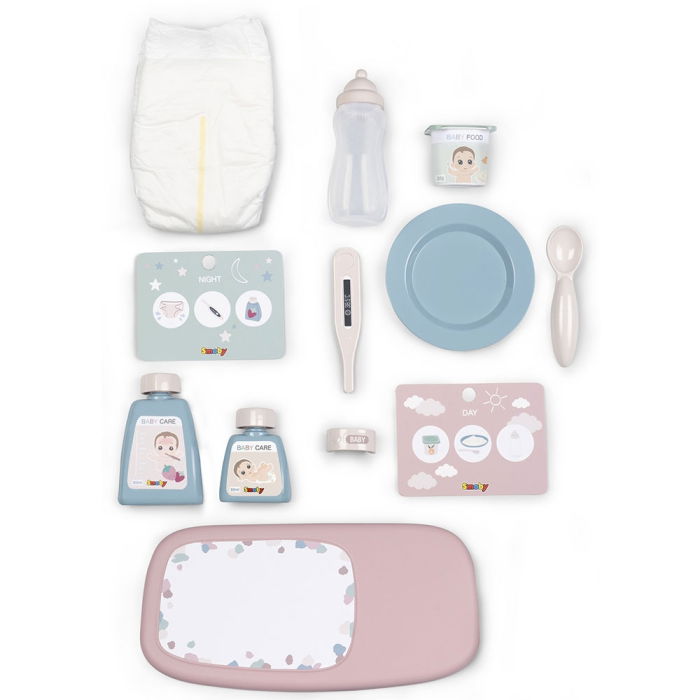 Gentuta pentru ingrijire papusi Smoby Baby Nurse crem [3]