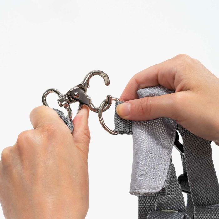 Ham de siguranta si mers pentru bebelusi, reglabil, cu frau de ghidare detasabil, Reer Travelkid Go 53132 [4]