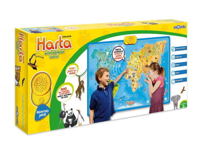 HARTA INTERACTIVA CU ANIMALE, MOMKI [2]