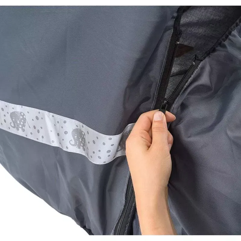 Husa carucior, pentru ploaie, universala, cu fermoar, RainSafe Reer [4]