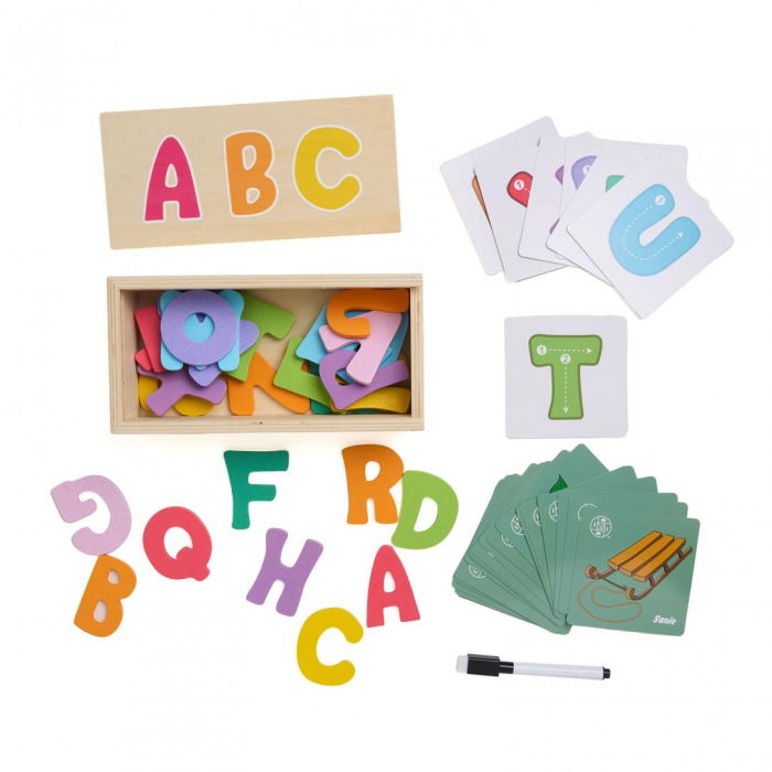 JOC DE POTRIVIRE CU LITERE, 54 DE PIESE, MOMKI [1]