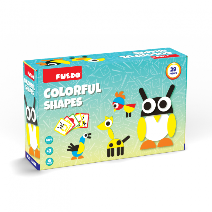 JOC DIN SPUMA EVA CU FORME COLORATE, 29 PIESE, PUEDO [7]