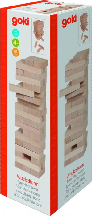 Joc Jenga, de lemn, 4 ani +, pentru copii si adulti [1]