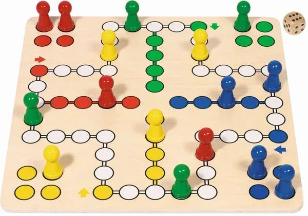 Joc Ludo, pentru familie, de lemn [1]