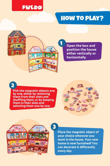 JOC MAGNETIC DIN SPUMA EVA, CONSTRUIESTE-TI CASA, PUEDO [6]