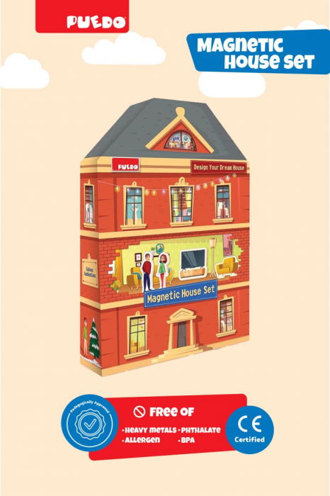 JOC MAGNETIC DIN SPUMA EVA, CONSTRUIESTE-TI CASA, PUEDO [2]