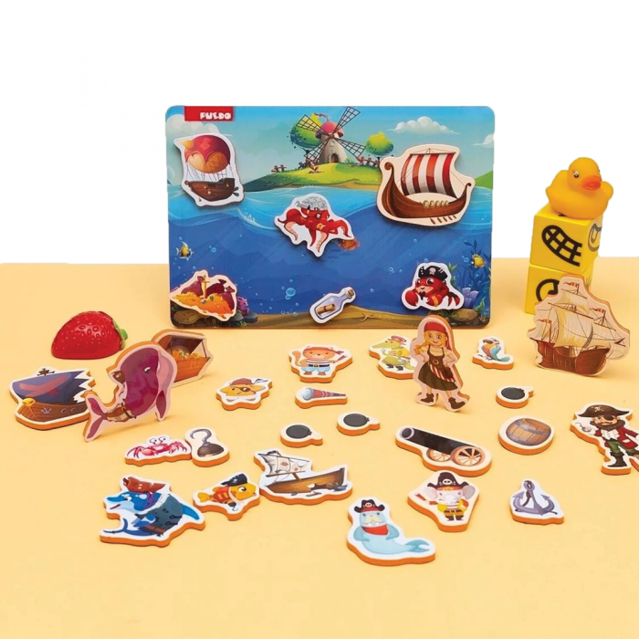 JOC MAGNETIC DIN SPUMA EVA, PIRATI, PUEDO [1]