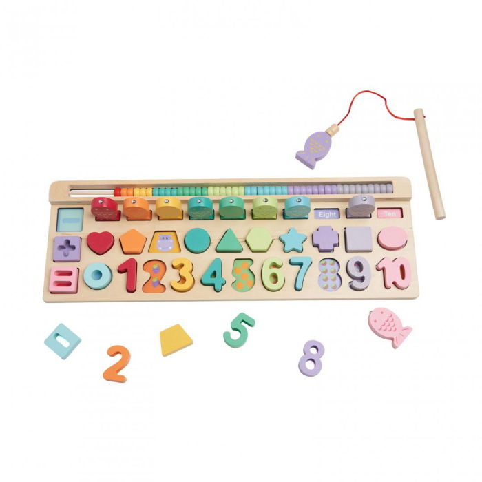 JOC PUZZLE DIN LEMN, 4 IN 1, 35 DE PIESE, MOMKI [1]