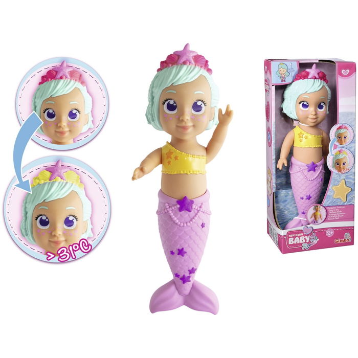 Jucarie de baie Simba New Born Baby Mermaid 30 cm [8]