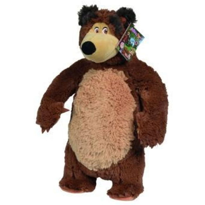 Jucarie de plus Simba Masha and the Bear, Bean Bag Bear 40 cm [1]