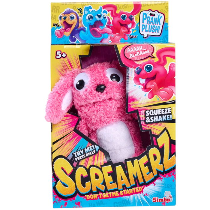 Jucarie de plus Simba ScreamerZ Rabbit 30 cm cu sunete [10]