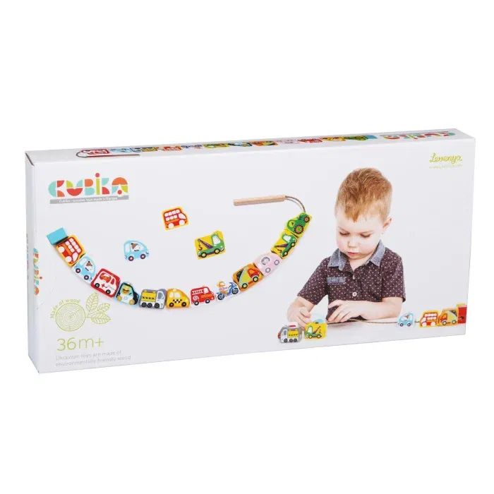 Jucarie din lemn, Cubika, Joc de Indemanare, Masinute Zburatoare, 3 ani+ [1]