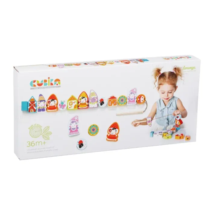 Jucarie din lemn, Cubika, Joc de indemanare, Papusi, 36 luni+ [1]