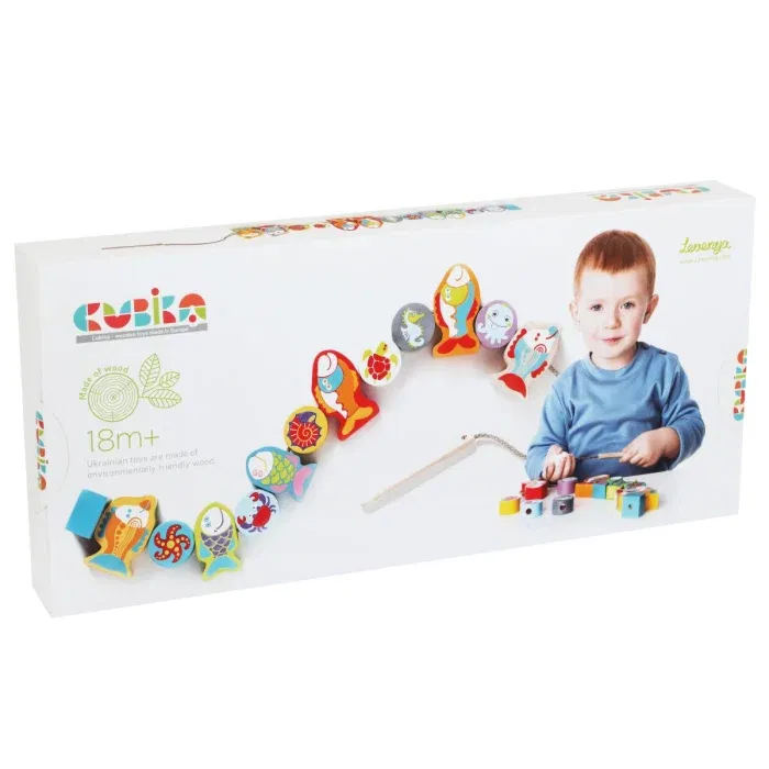 Jucarie din lemn, Cubika, Joc de indemanare, Pestisor , 36 luni+ [1]