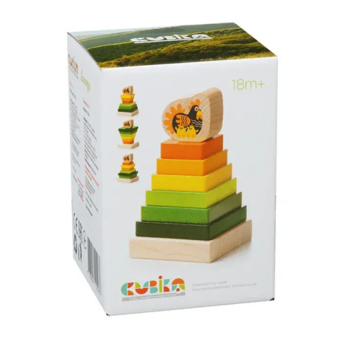 Jucarie din lemn, Cubika, Piramida 2, 18 luni+ [1]
