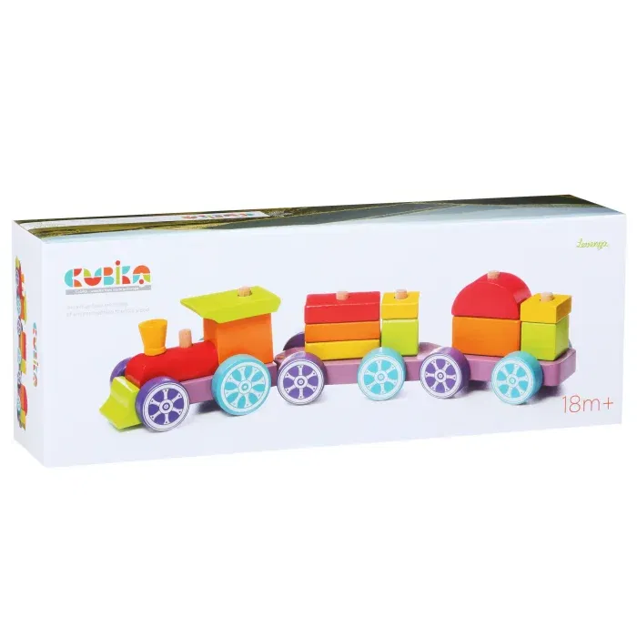 Jucarie din lemn, Cubika, Trenulet, 18 luni+ [1]