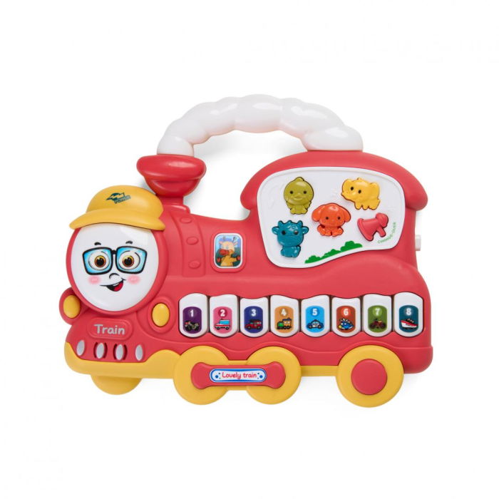 JUCARIE TRENULET CU LUMINI SI SUNETE [2]