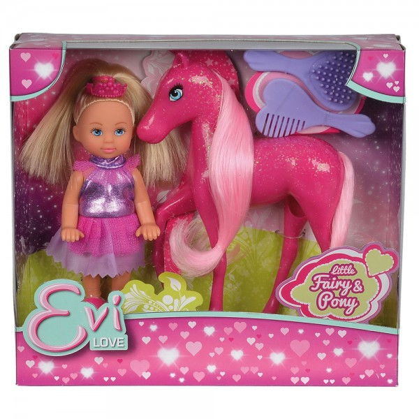Jucarii copii, Papusa Simba Evi Love Fairy cu ponei si accesorii, fetite 3 ani+ [1]