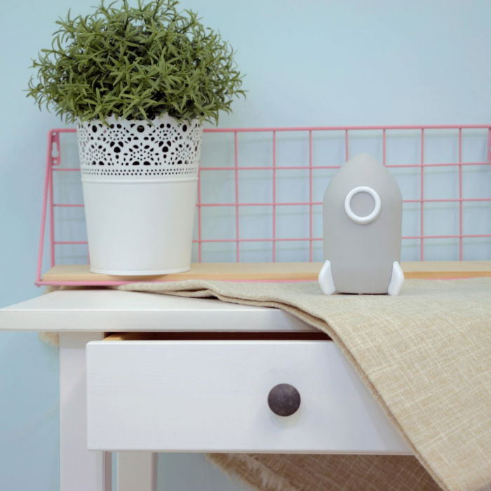 Lampa de veghe cu LED, cu oprire cronometrata, forma racheta, gri, Lumilu Sweet Dreams Rocket, Reer 52271 [4]