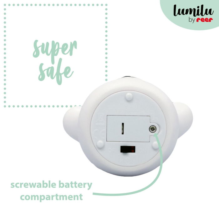 Lampa de veghe cu LED, forma ursulet, alba, Lumilu Mini Zoo Bear, Reer 52330 [5]