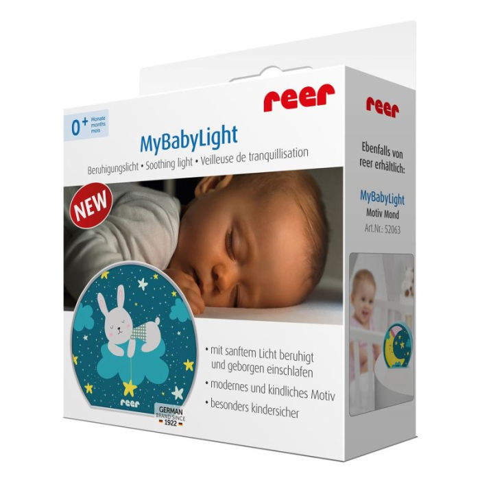 Lampa de veghe cu LED MyBabyLight Bunny, 0+ luni, Reer 52371 [5]