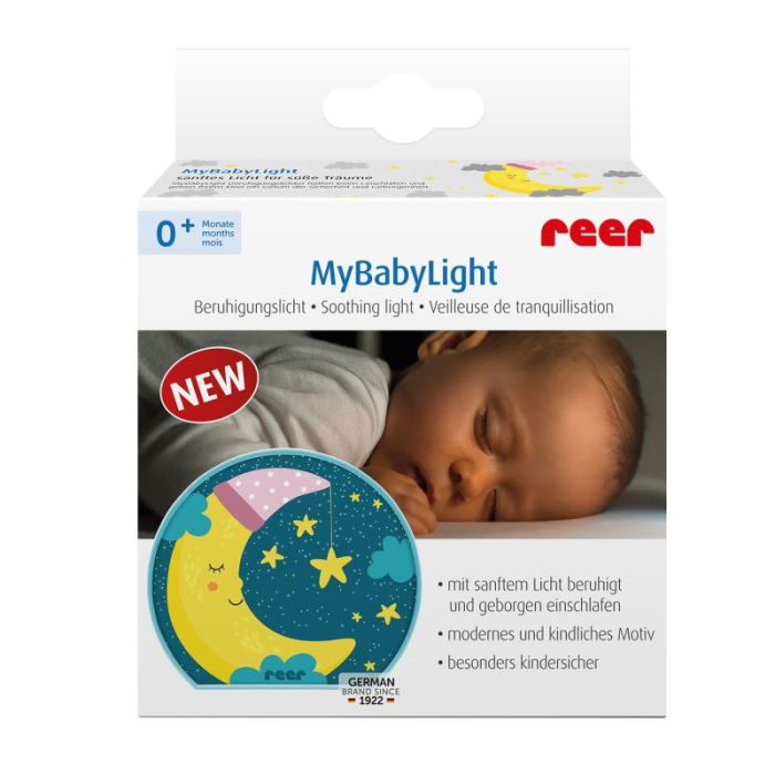 Lampa de veghe cu LED MyBabyLight Moon, 0+ luni, Reer 52063 [2]