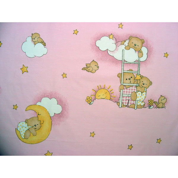 Lenjerie patut Hubners Ursulet Somn Usor 5 piese roz [1]