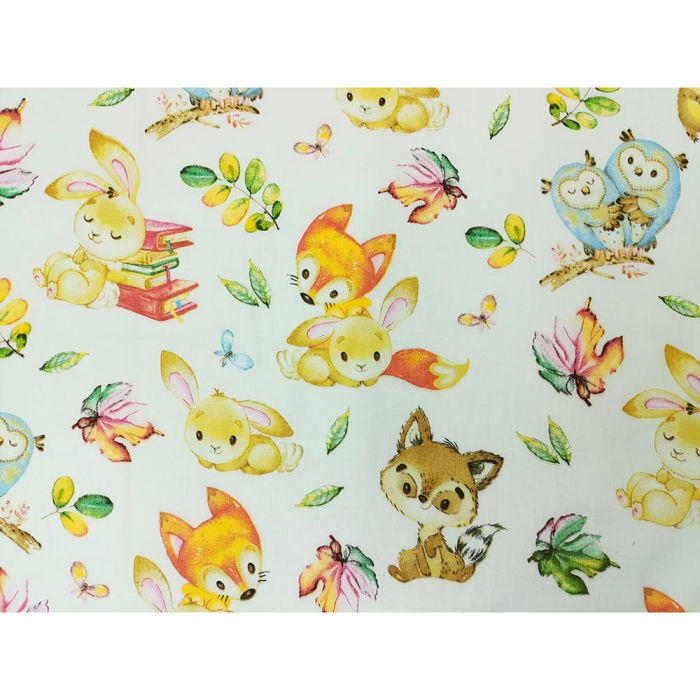 Lenjerie patut Hubners Vulpita 5 piese alb [2]