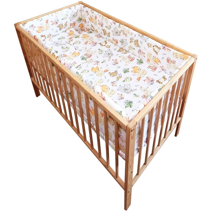 Lenjerie patut Hubners Vulpita 5 piese alb [1]