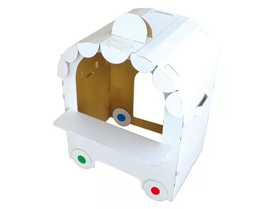 Magazin din carton, pentru colorat, cu autocolante [1]