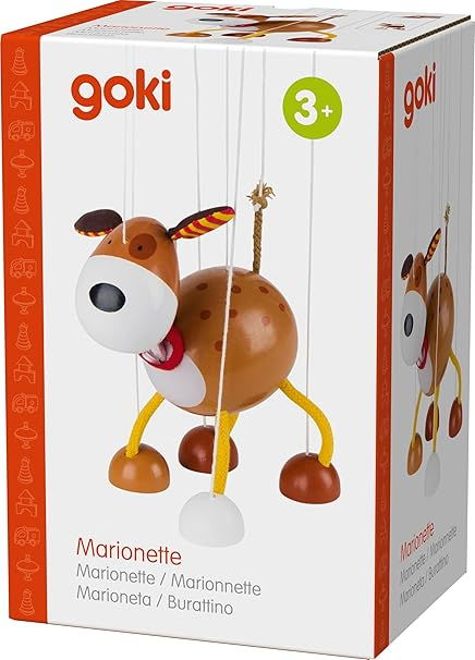 Marioneta cățel, de lemn, 14.5 cm [3]