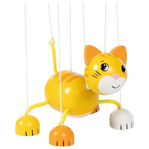 Marioneta pisica, de lemn, 11.5 cm [1]
