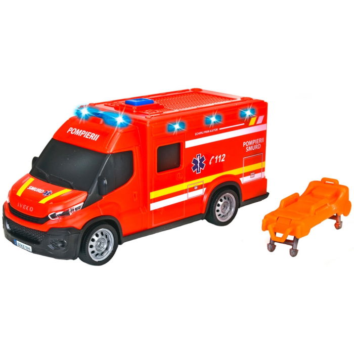 Masina ambulanta Dickie Toys Iveco Daily Ambulance 1:32 18 cm rosu [1]