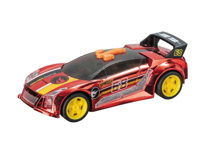 MASINA CU LUMINI SI SUNETE, QUICK N'SIK ROSU, HOT WHEELS [1]