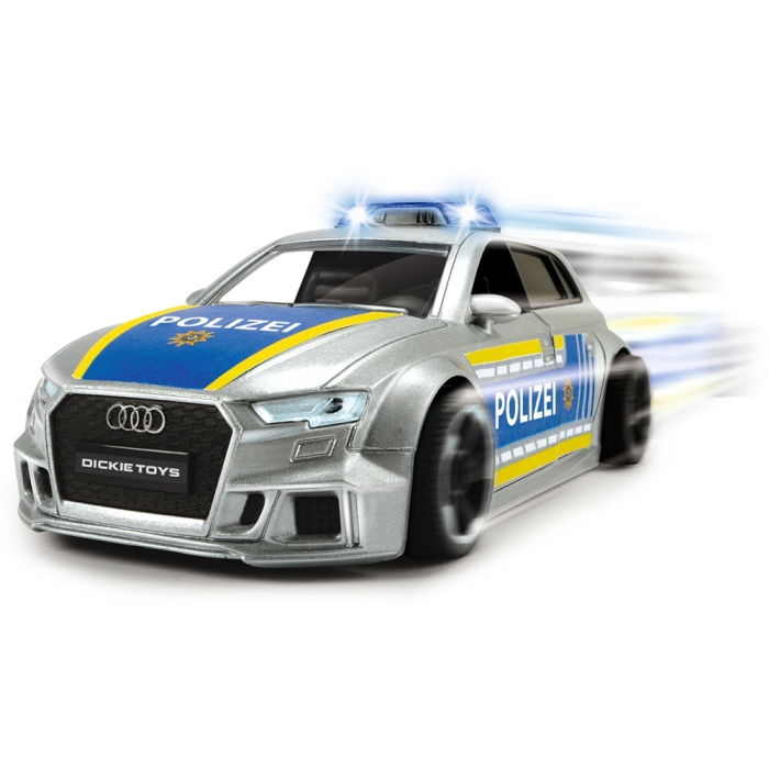 Masina de politie Dickie Toys Audi RS3 1:32 15 cm cu lumini, sunete si accesorii [7]