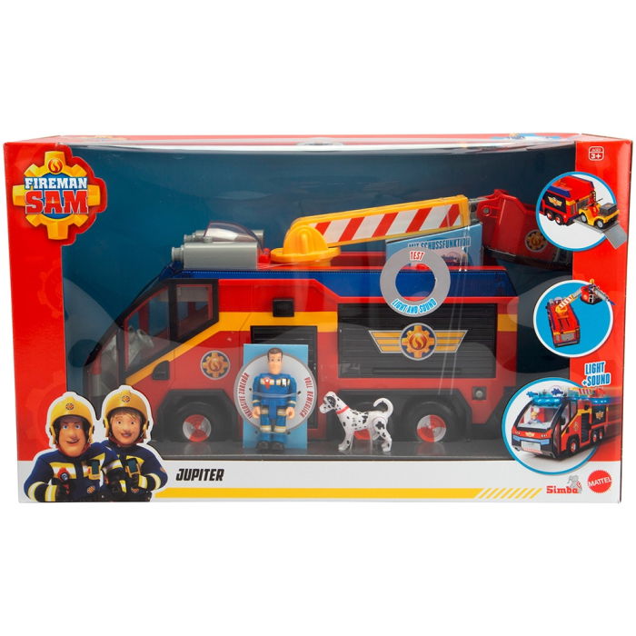 Masina de pompieri Simba Fireman Sam Jupiter cu lumini, sunete si figurine [2]