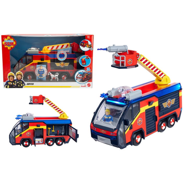 Masina de pompieri Simba Fireman Sam Jupiter cu lumini, sunete si figurine [1]